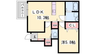 シエナフローラⅡ番館の物件間取画像